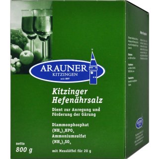 Kitzinger Hefenährsalz (800g Packung)