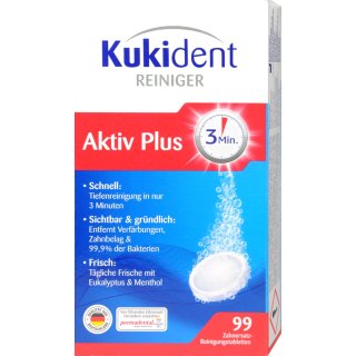 Kukident Aktiv Plus Tabletten (99Stk Packung)