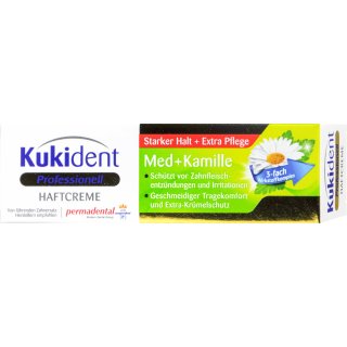 Kukident Super Haftcreme Kamille (40g Packung)