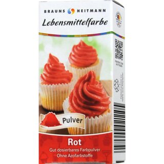 Lebensmittelfarbe Rot (2 x 4 g Packung)