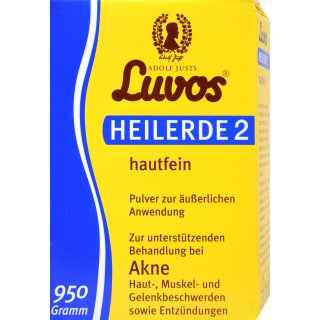 Luvos Heilerde 2 Hautfein  950g