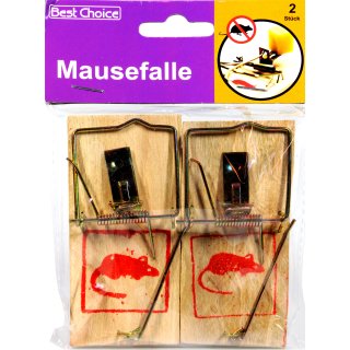 Mausefalle Holz 2 er