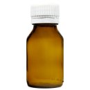 Medizinflasche Braun mit Verschluss  50ml