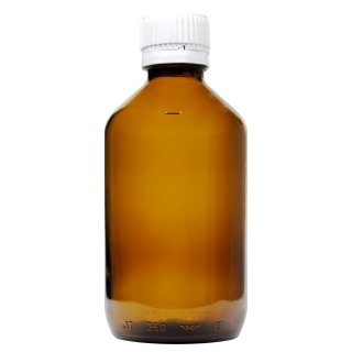 Medizinflasche Braun mit Verschluss  250ml