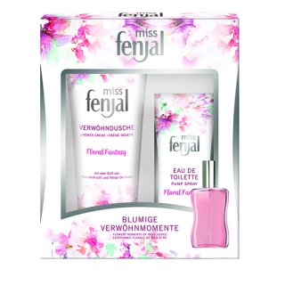 Miss Fenjal Geschenkset Fragrance Duo Floral Fantasy (200ml Verwöhndusche, 50ml EdT)