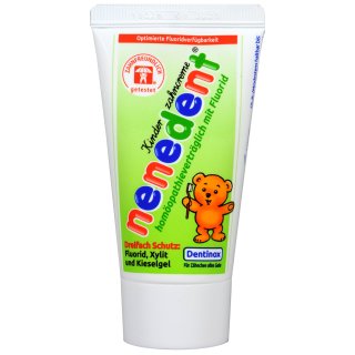 Nenedent Kinder-Zahncreme Homöopathieverträglich mit Fluorid  50ml