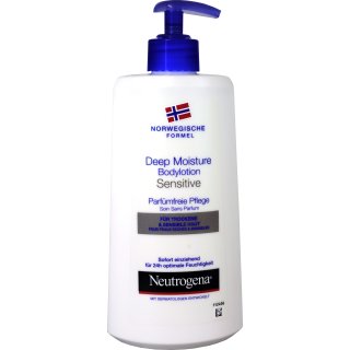 Neutrogena Bodylotion Sensitive Haut (400ml Pumpspender)