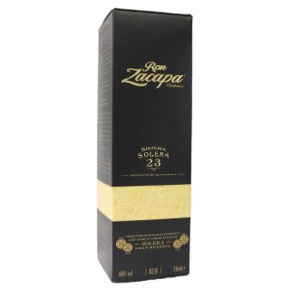 Ron Zacapa Sistema Solera 23 Gran Reserva Rum 40%vol (0,7l Flasche)