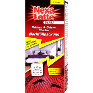 Nexa Lotte  Mücken- und Gelsenstecker Ultra Nachfüllpack (20 St)