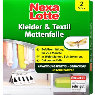 Nexa Lotte Kleider- & Textil-Mottenfalle (1.5 x 12.0 x 14.0 cm)