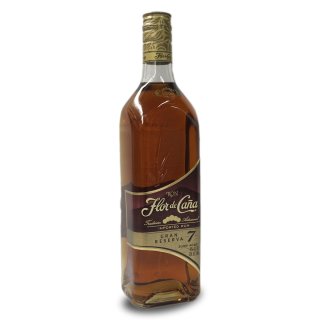 Ron Flor de Cana Grand Reserve 7 Jahre Slow Aged Rum 40% vol. (0,7l Flasche)
