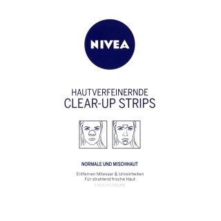 Nivea Hautverfeinernde Clear-Up Strips (6 Strips)
