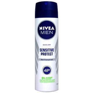 Nivea Männerpflege Deodorant Sensitive Protect Anti-Transpirant Spray(150 ml)