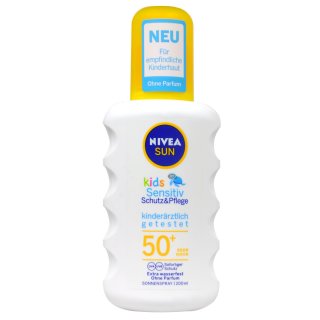 Nivea Sun Sonnenspray Kids Protect and Sensitive  LSF 50+  200ml