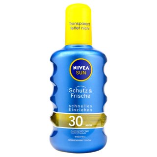 Nivea Sun Spray Transparent LSF 30 (200ml Flasche)