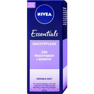 Nivea Visage Sensitive Nachtpflege (50ml Tube)