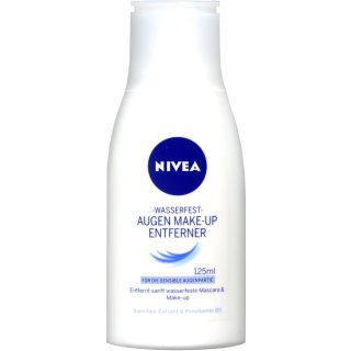 Nivea Wasserfester Augen Make-Up Entferner (125ml Flasche)
