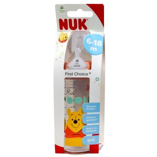 Nuk Babyflasche First Choice Winnie Puuh Größe 1  300ml