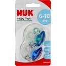 Nuk Silikon Beruhigungssauger Happy Days Ring 6 - 18...