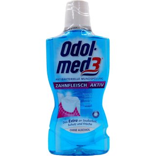 Odol Med 3 Mundspülung Zahnfleisch Aktiv (500ml Flasche)