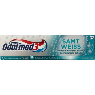 Odol Med 3 Zahncreme Samtweiss  75ml