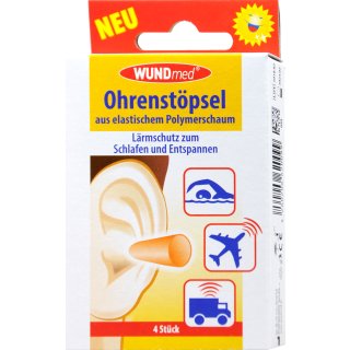Ohrenstöpsel Polymerschaum 4 er