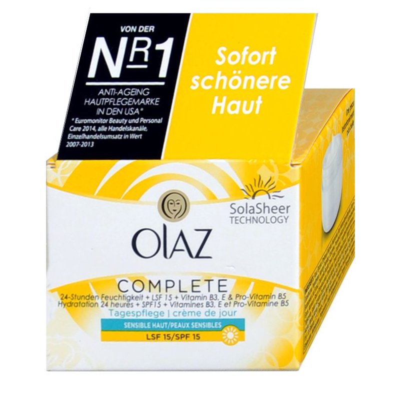 Olaz Complete Tag Sensitive Pflege (50ml Dose)