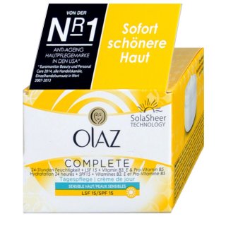 Olaz Complete Tag Sensitive Pflege (50ml Dose)