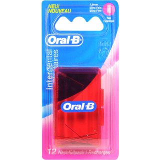 Oral-B Interdentalbürsten Nachfüllpack Ultrafein 1,9 mm 12 er