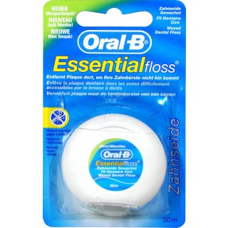 Oral-B Zahnseide Essential Floss Gewachst 50 m