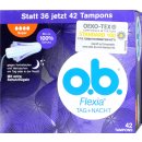 OB Flexia Tag und Nacht Super (42 Tampons)