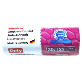 Pely Clean Zugband Blau 35 l 22 er