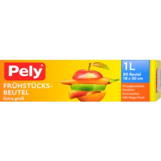 Pely Frühstücksbeutel Rolle 80 er
