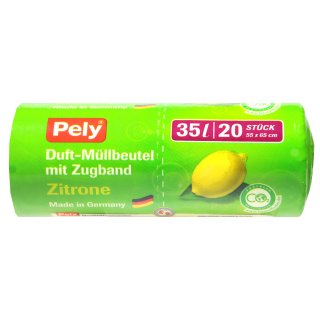 Pely Müllbeutel Zitrusduft 35 l 20 er