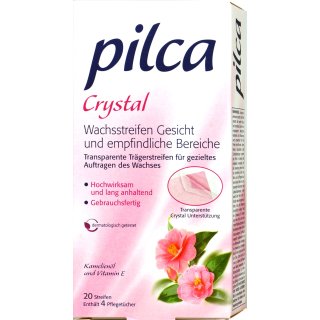 Pilca Crystal Wachsstreifen Gesicht 20 er