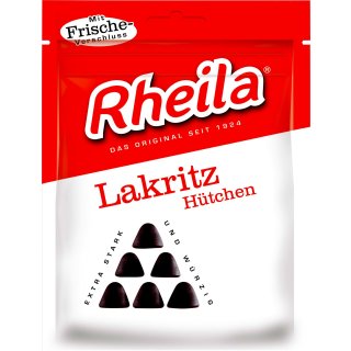 Rheila Lakritz Hütchen 90g Beutel