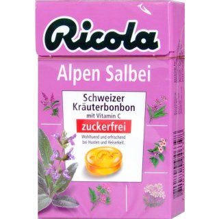 Ricola Böxli Alpen Salbei Zuckerfrei  50g
