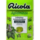 Ricola Böxli Apfelminze Zuckerfrei  50g