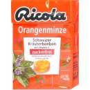 Ricola Böxli Orangenminze Zuckerfrei  50g