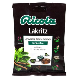 Ricola Lakritz Zuckerfrei  75g