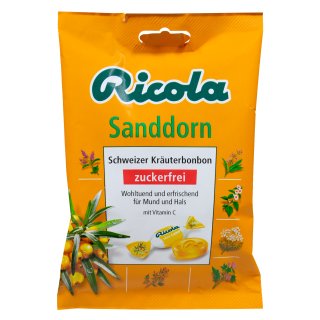 Ricola Sanddorn Zuckerfrei  75g