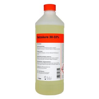 Salzsäure 20BE 30 - 33 % Fischar  1l