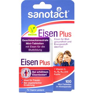 Sanotact Eisen Plus (100 Minitabletten)