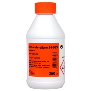 Schwefelsäure 94 - 96 % Fischar  250ml