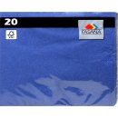 Servietten Uni Blau 20 er