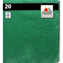 Servietten Uni Grün 20 er