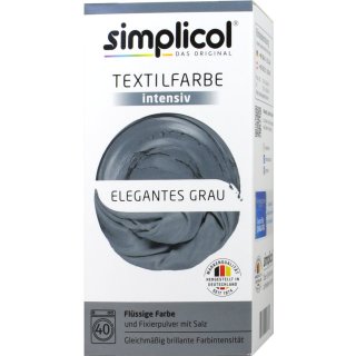 Simplicol Intensiv Textilfarbe Elegantes-Grau 1817