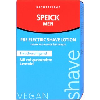 Speick Men Pre Electric Shave Lotion | Rasur vorbereitende Pflege(100ml)
