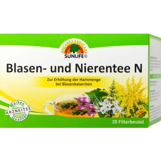 Sunlife Blasen- und Nierentee (20x1,8g Packung)