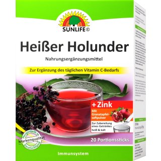 Sunlife Heißer Holunder-Granatapfel 20 er